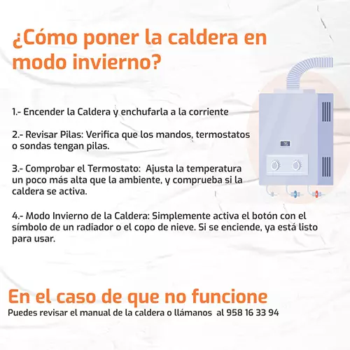 ¿Cómo poner la caldera en modo invierno? Pasos a seguir