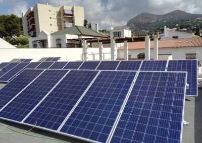 Placas solares en colegio de Málaga