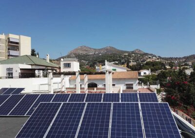 Panales solares en Málaga