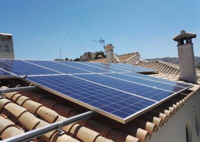 Panel solar Montes de Málaga