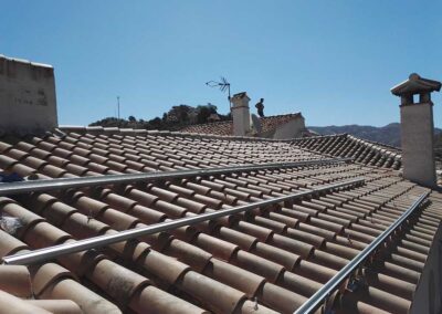 Proceso de Instalación panel solar Montes de Málaga
