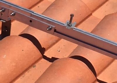 Detalles instalación placas solares