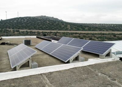 Paneles solares tejado