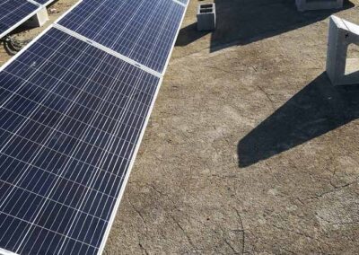 Placas solares en polígono industrial
