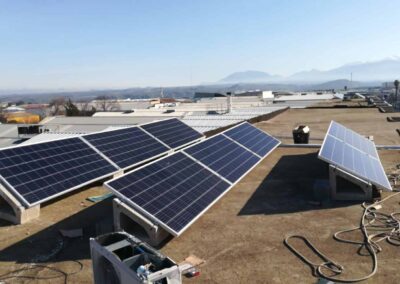 Placas solares en tejado