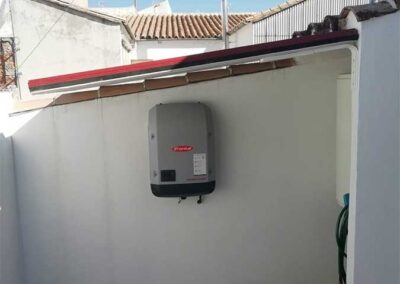 Inversor solar instalado en Úbeda Jaén