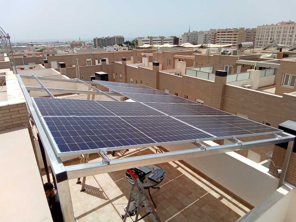 instalación placas solares Almería