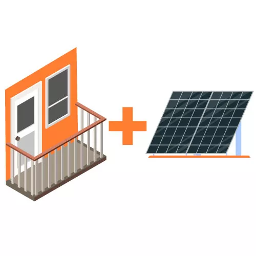 Instalar paneles solares en un balcón