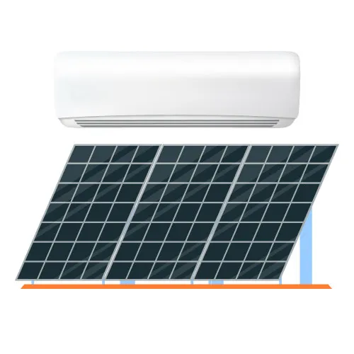Aire acondicionado con placas solares