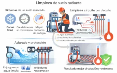 Limpieza suelo radiante: elimina atascos y mejora calor