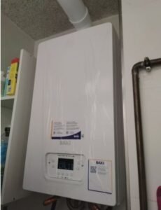 Caldera Baxi de gas instalada para calefacción en Jaén